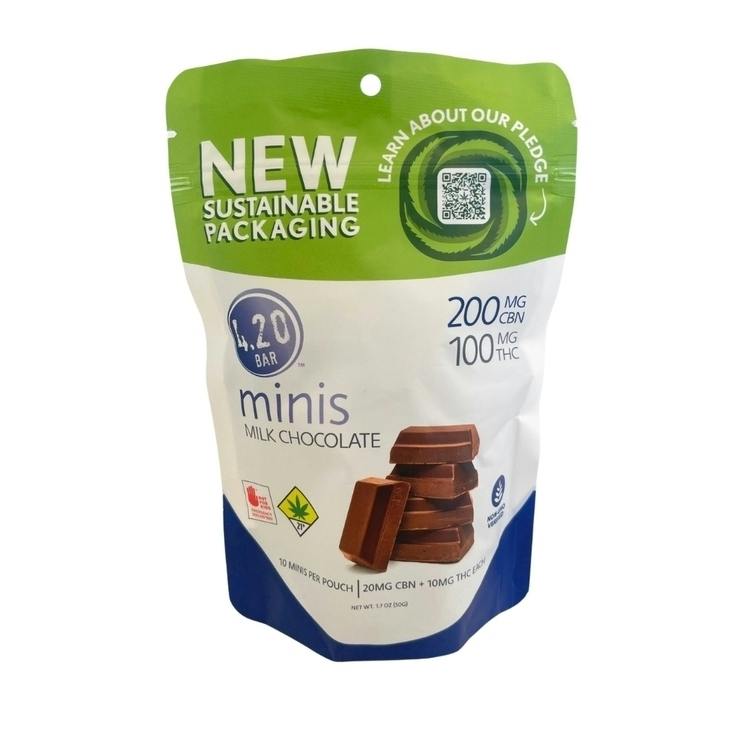 4.20Bar Minis Milk Chocolate CBN:THC 2:1 10pk