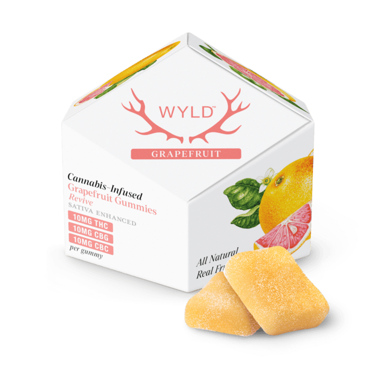 Grapefruit 1:1:1 THC:CBG:CBC Sativa Gummies | 100mg | 10ct | 10mg/ea