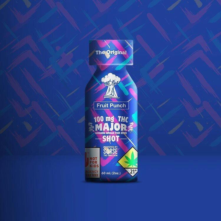 Major Beverage Shot Fruit Punch 100mg