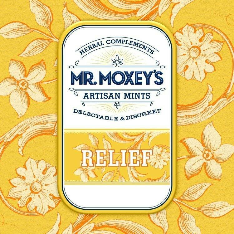 Mr. Moxey's Mints Relief Ginger 1:1:1 CBD/THC/CBG 20pk