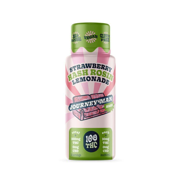Journeyman Beverage Hash Rosin Strawberry Lemonade 100mg