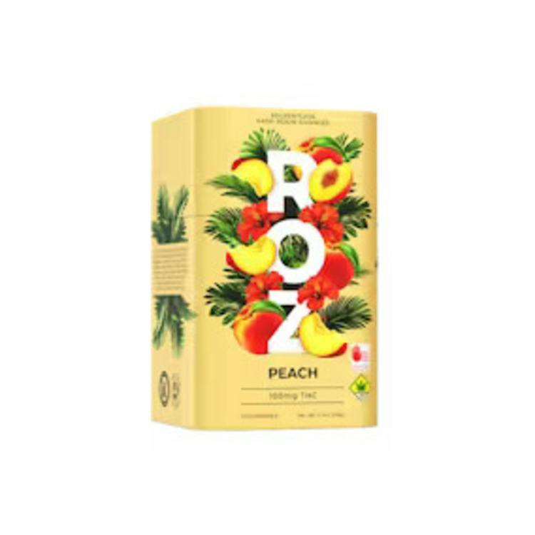 Ceres Hash Rosin Gummies Peach 10pk I
