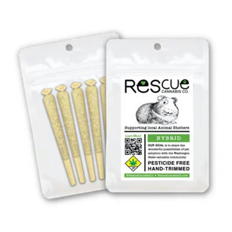 Rescue Cannabis Co. Pre-roll .5g 5pk Runtz