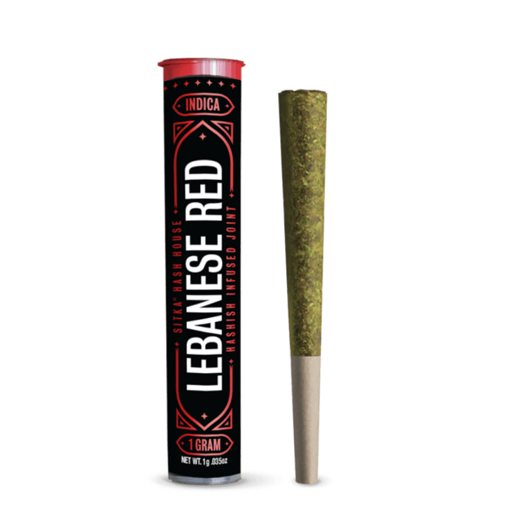 Sitka Hash Infused Pre-roll Lebanese Red