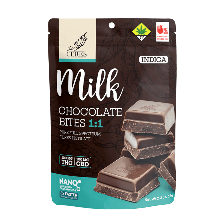 Ceres Chocolate Milk 1:1 CBD 10pk I