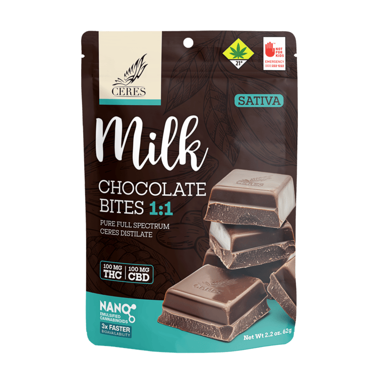 Ceres Chocolate Milk 1:1 CBD 10pk S
