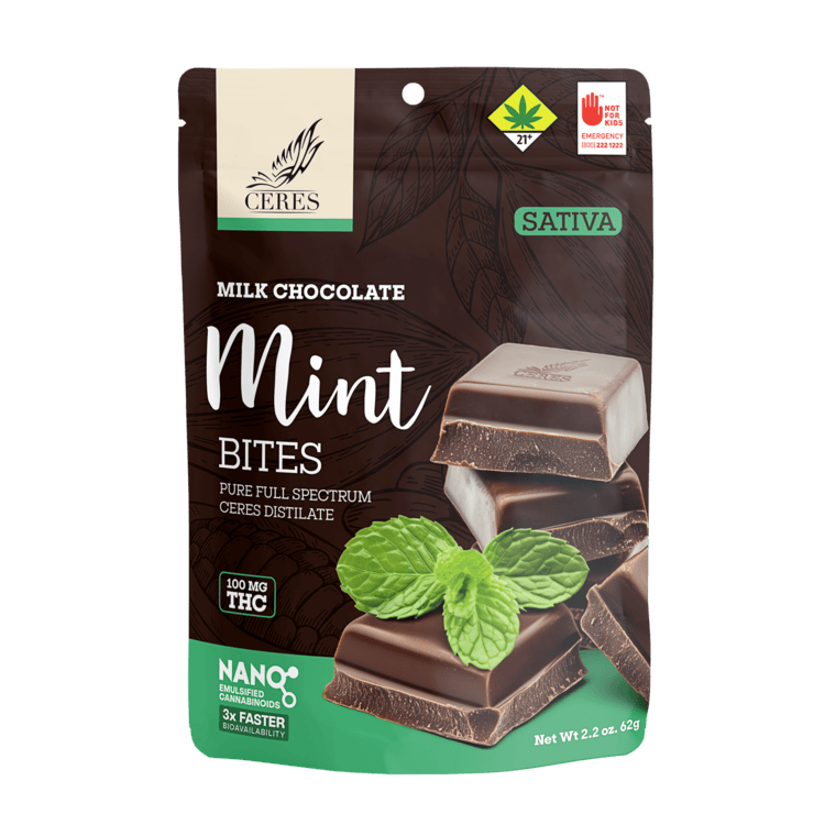 Ceres Chocolate Mint 100mg 10pk S