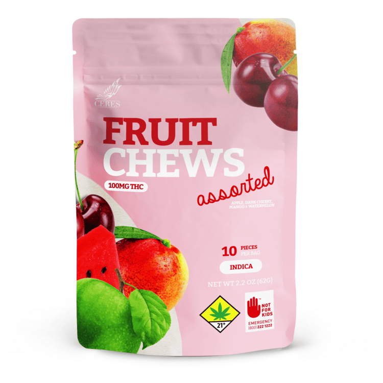 Ceres Fruit Chews Assorted 100mg 10pk I