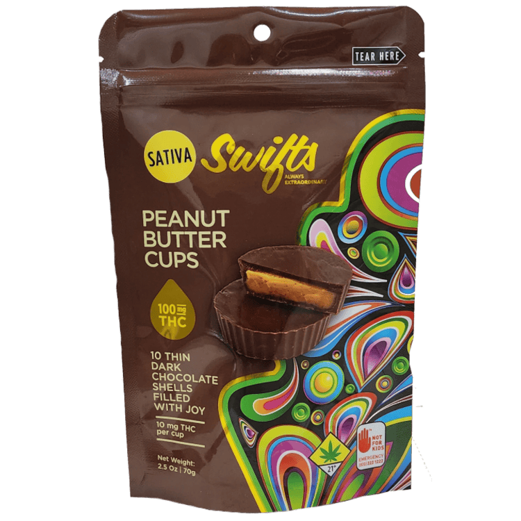Swifts Dark Chocolate Peanut Butter Cups 10pk S