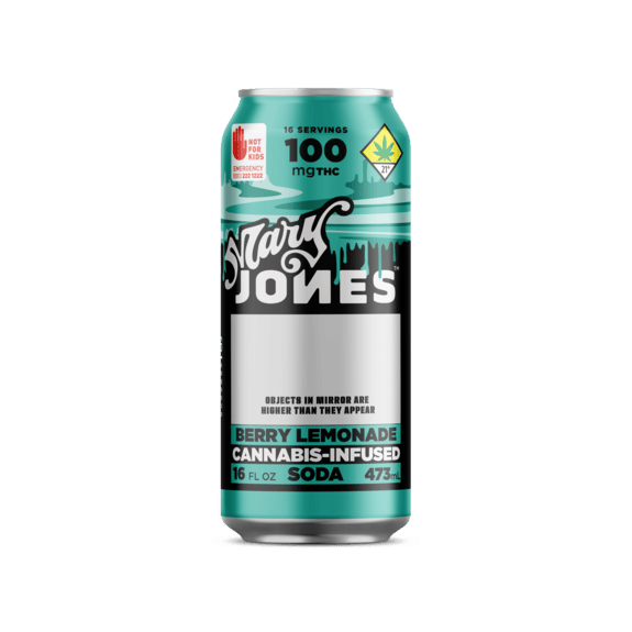 Mary Jones Infused Soda Berry Lemonade 100mg