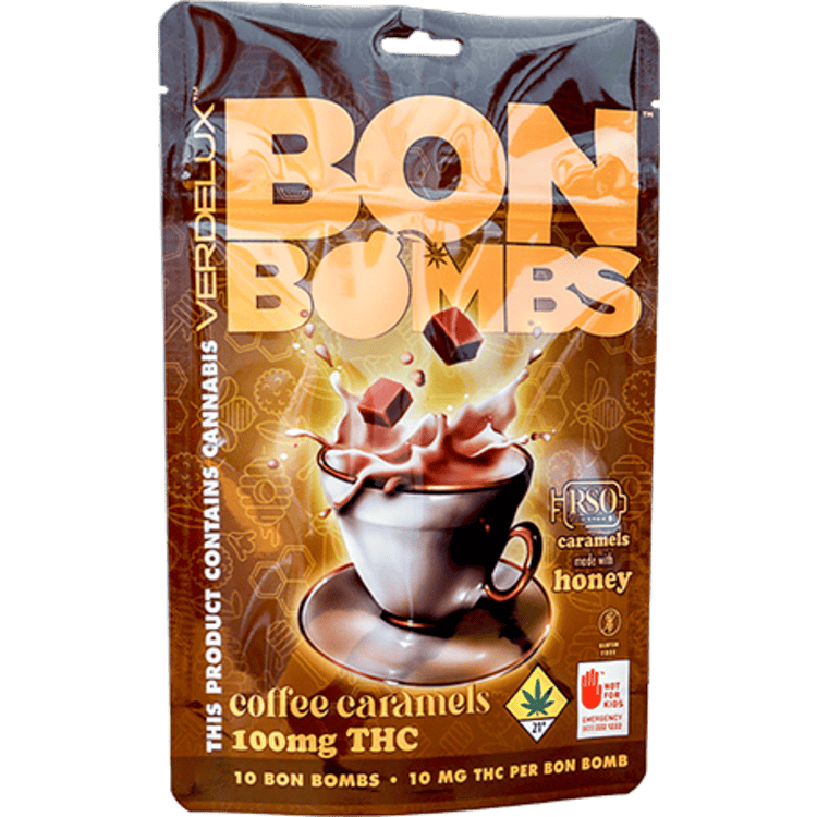 Bon Bombs Coffee Caramel Honeys 100mg 10pk Sativa