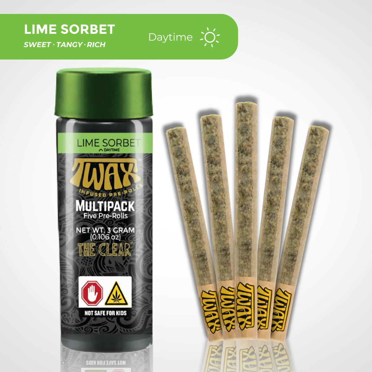 Twax - Lime Sorbet - 3 g - 5 Pack
