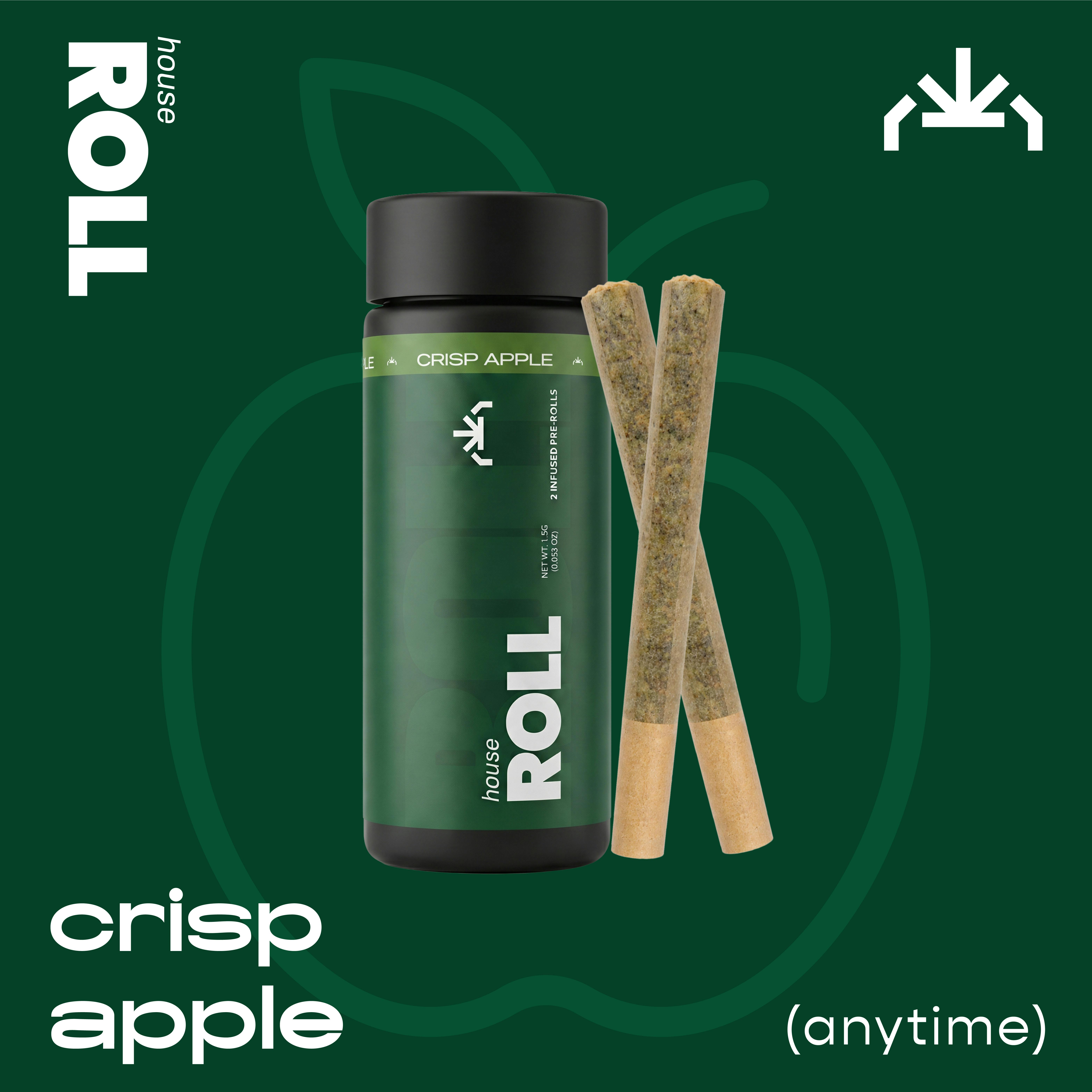House Roll - Crisp Apple (Infused) - Preroll - 1.5 g - 2 Pack