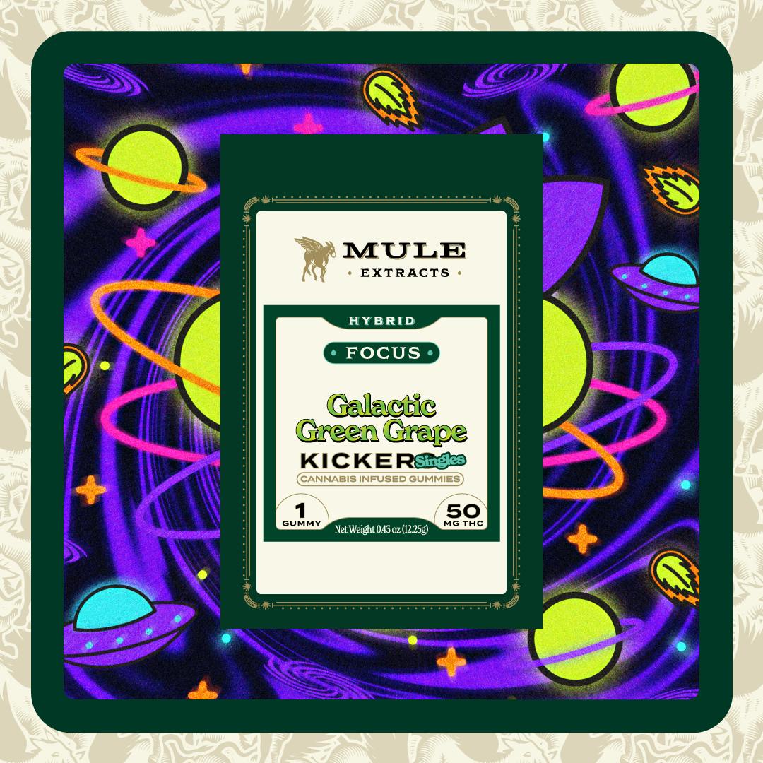 Mule Extracts - Galactic Green Grape - Edible - 50 mg at Somerset Green Dispensary