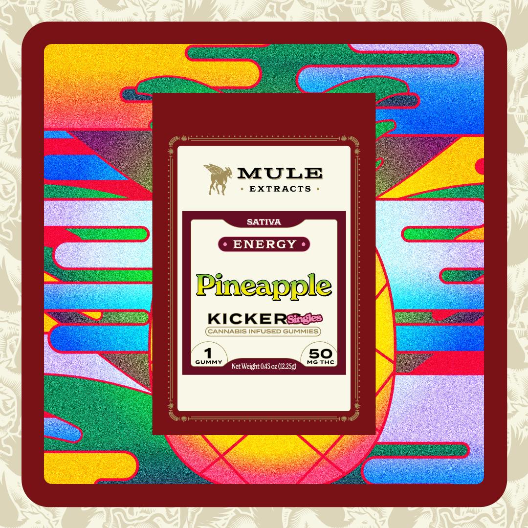 Mule Extracts - Pineapple Kicker Single - Edible - 50 mg at Somerset Green Dispensary