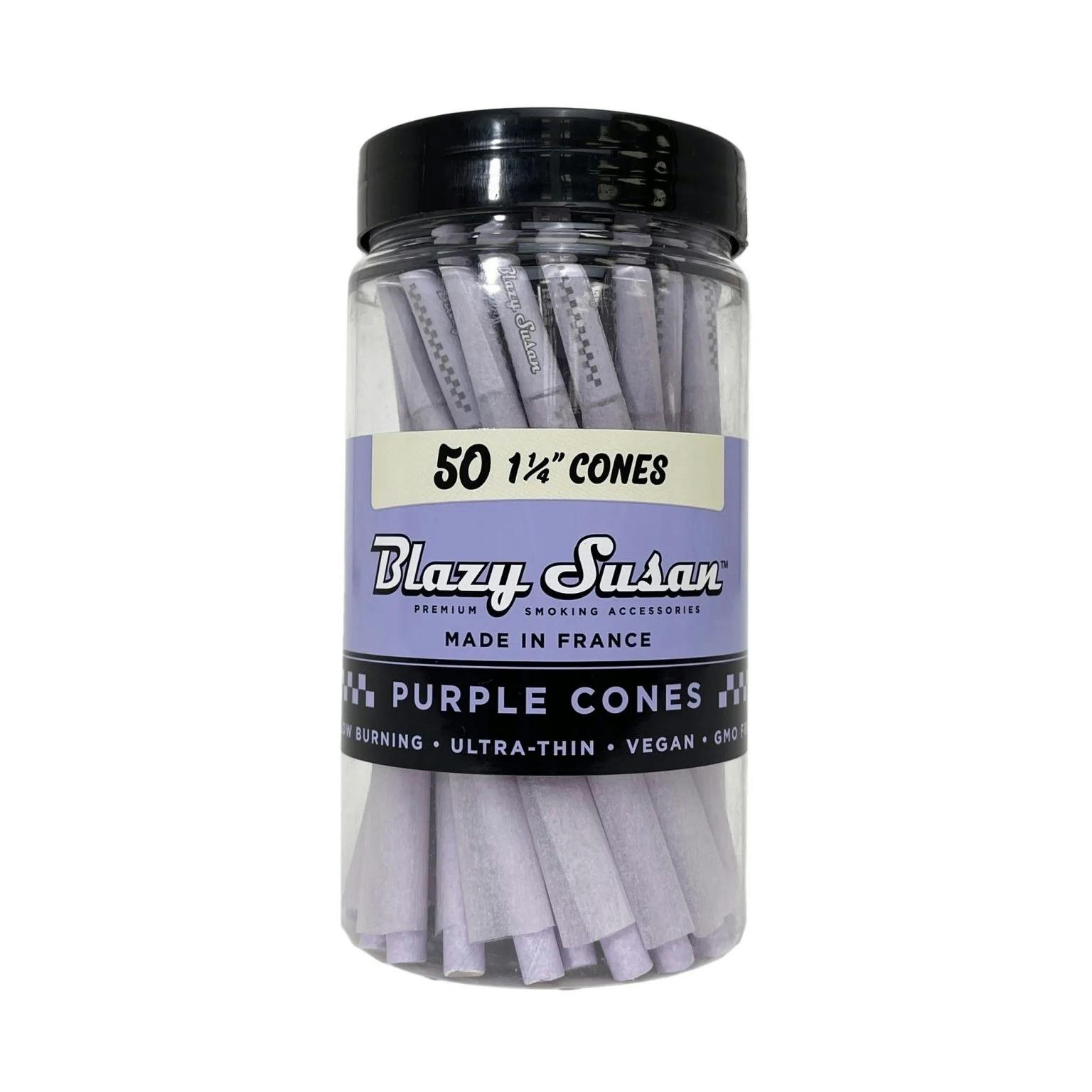 Blazy Susan - Purple 1 1/4 Pre-Rolled Cones - 50 pack