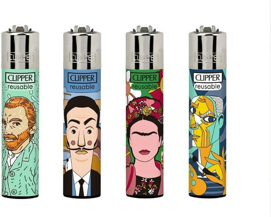 Clipper Lighter - Classic Large: Artists Portait