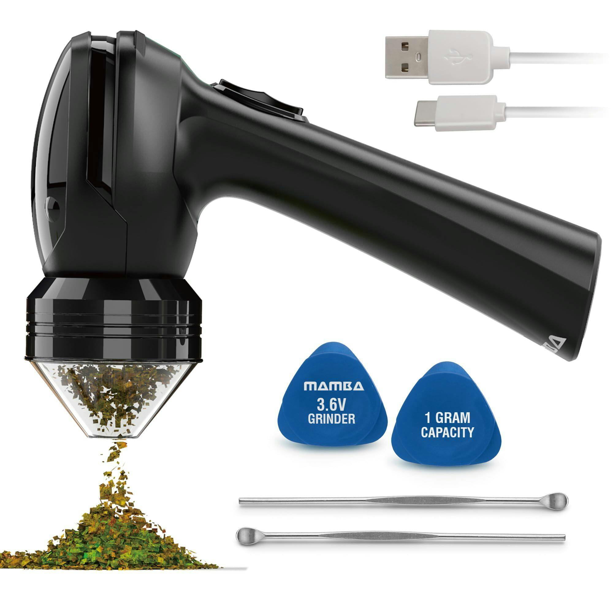 Mamba Grinders - Lite V3 Electric Grinder - Black