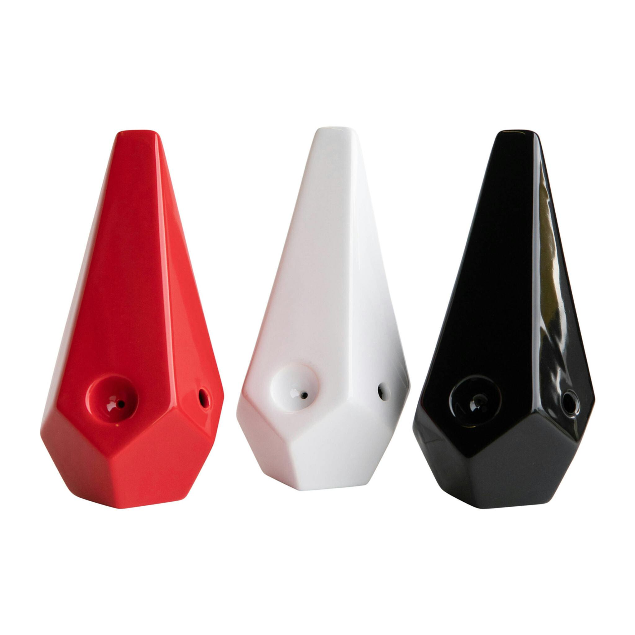 BRNT Prism - Ceramic Pipe - White