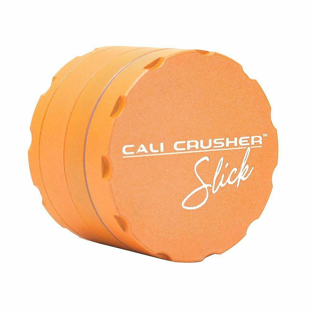 Cali Crusher - 2.5" OG Slick 4 Piece Grinder - Orange
