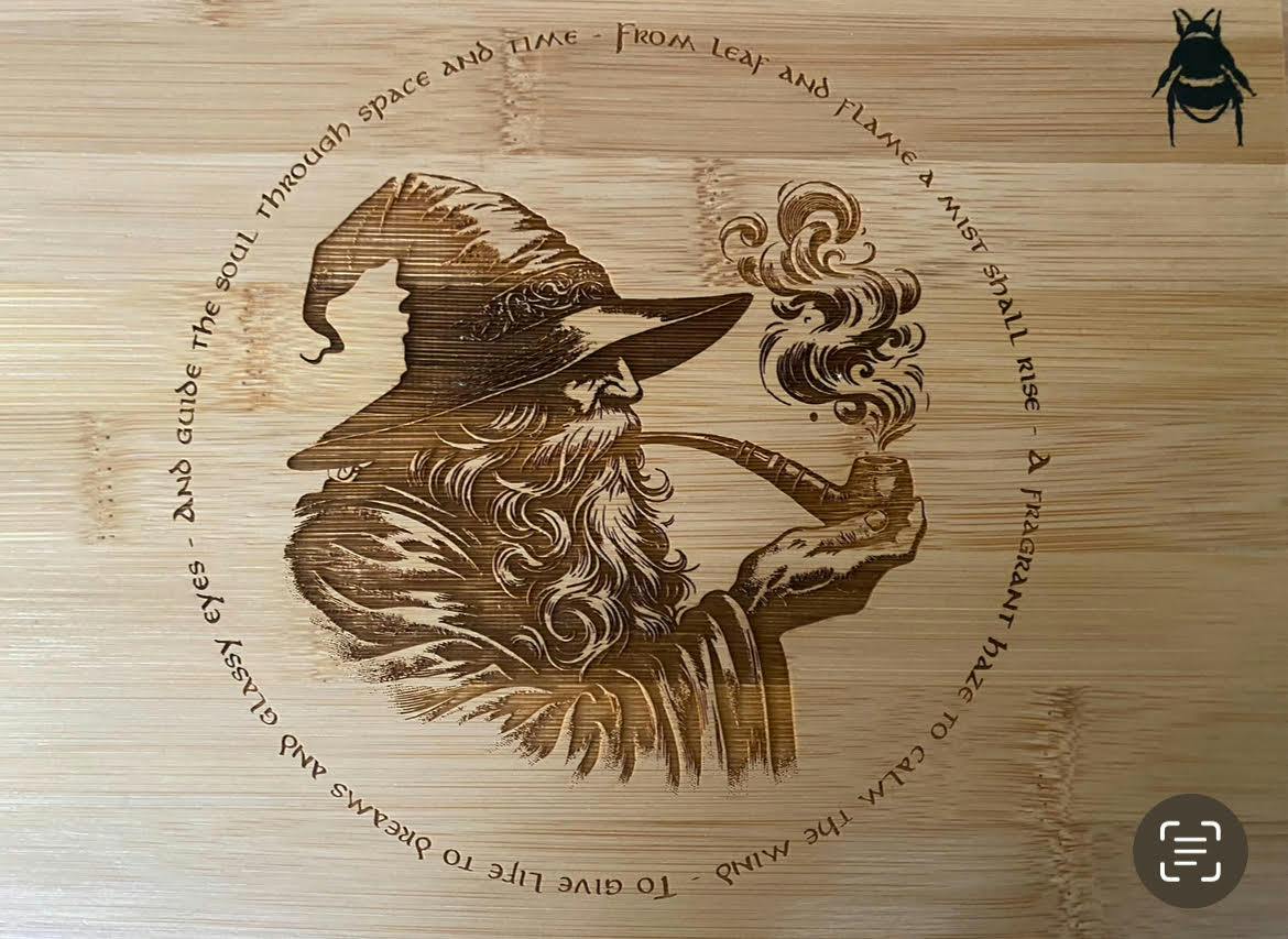 Bzz Box - Large Bamboo Stash Box - Wizard