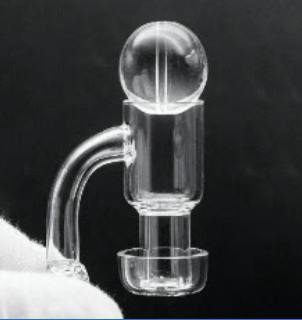 Arsenal - 14mm Terp Slurper Male Banger w/ Crystal Ball Carb Cap