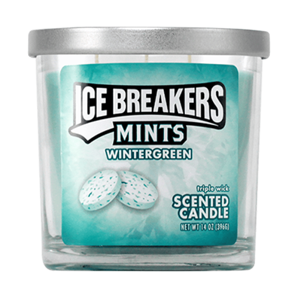 Ice Breakers Mints Wintergreen - 3 Wick Scented Candle - 14oz