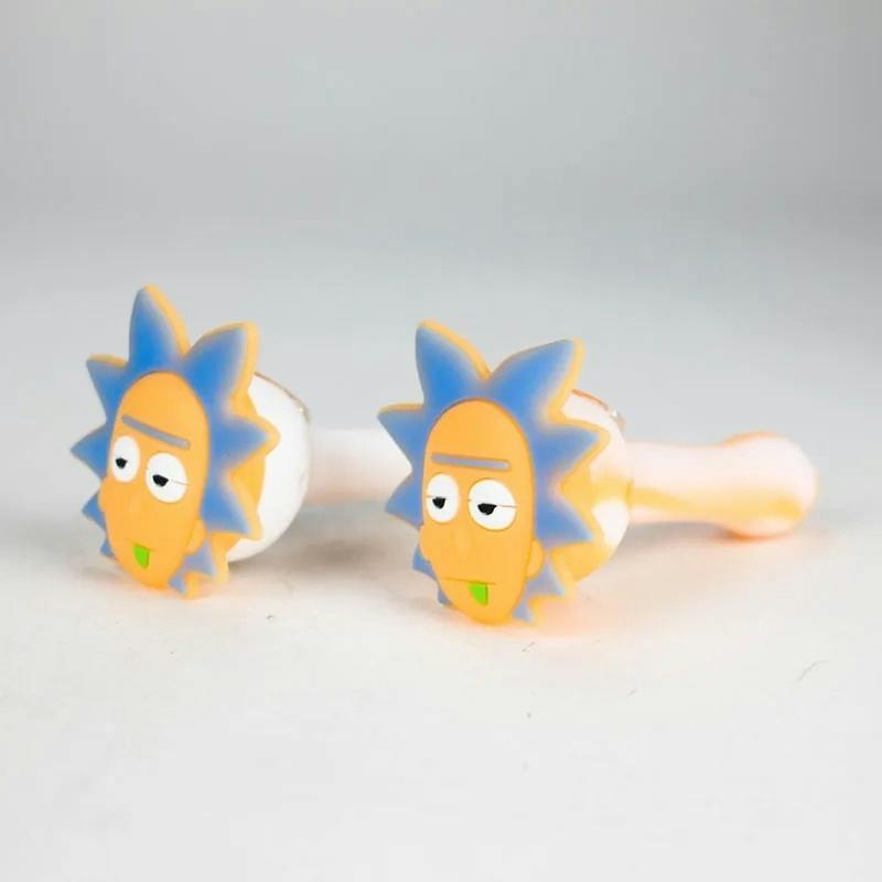 Smoke Arsenal - 4.5" Silicone Hand Pipe - Rick & Morty