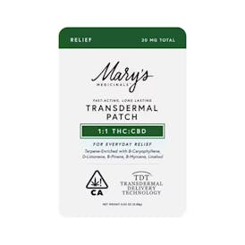 Transdermal 1:1 Patch 20MG