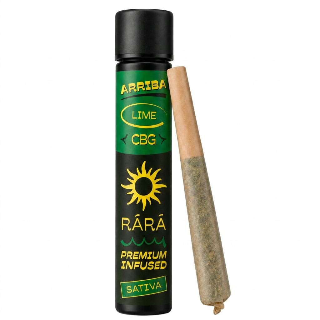 Arriba Lime (12:1:1)-(S)-Infused Preroll (THC:CBD:CBG)-1g-RaRa at LOVA Canna Co - Willits (THC Dispensary)