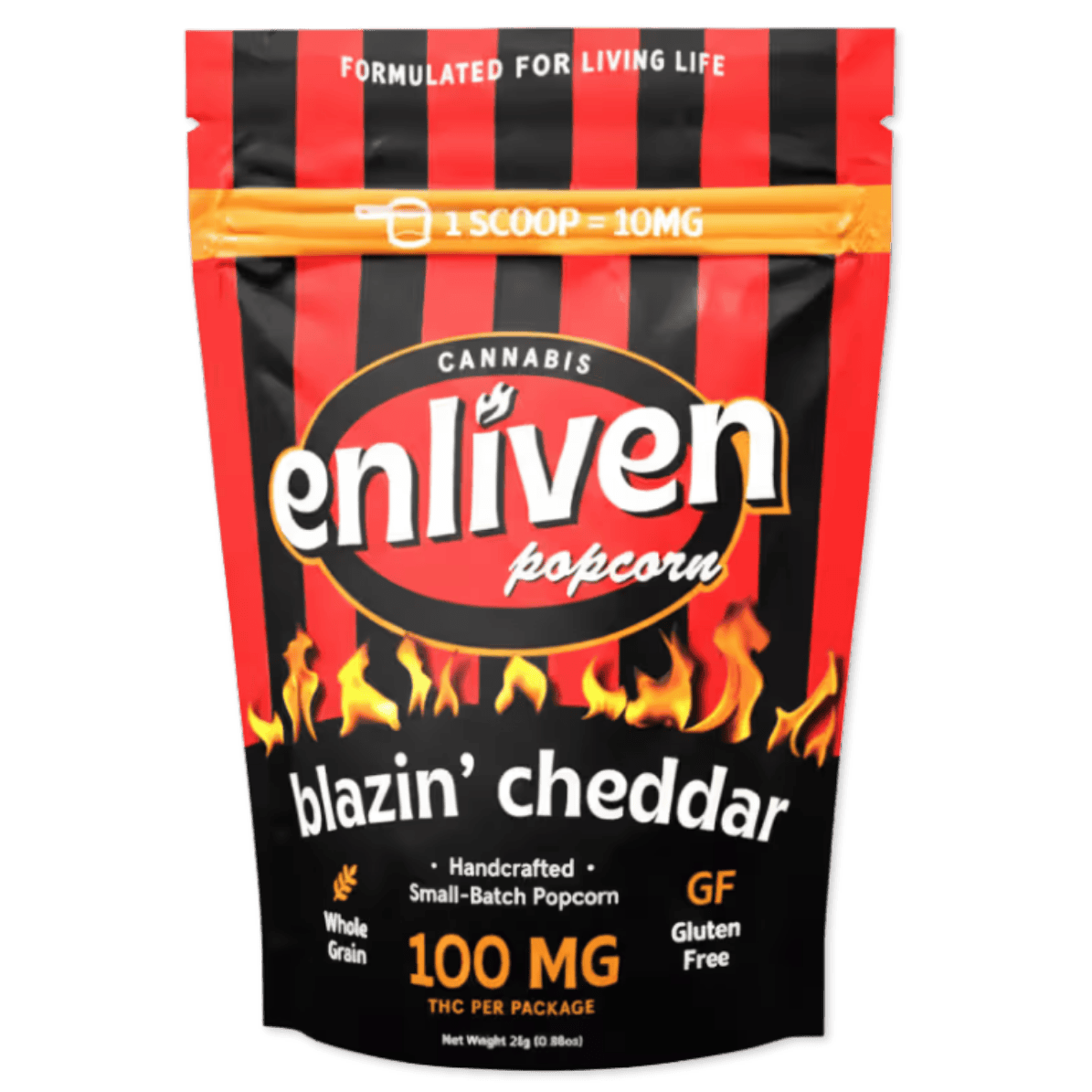 POPCORN | BLAZIN' CHEDDAR | 100MG