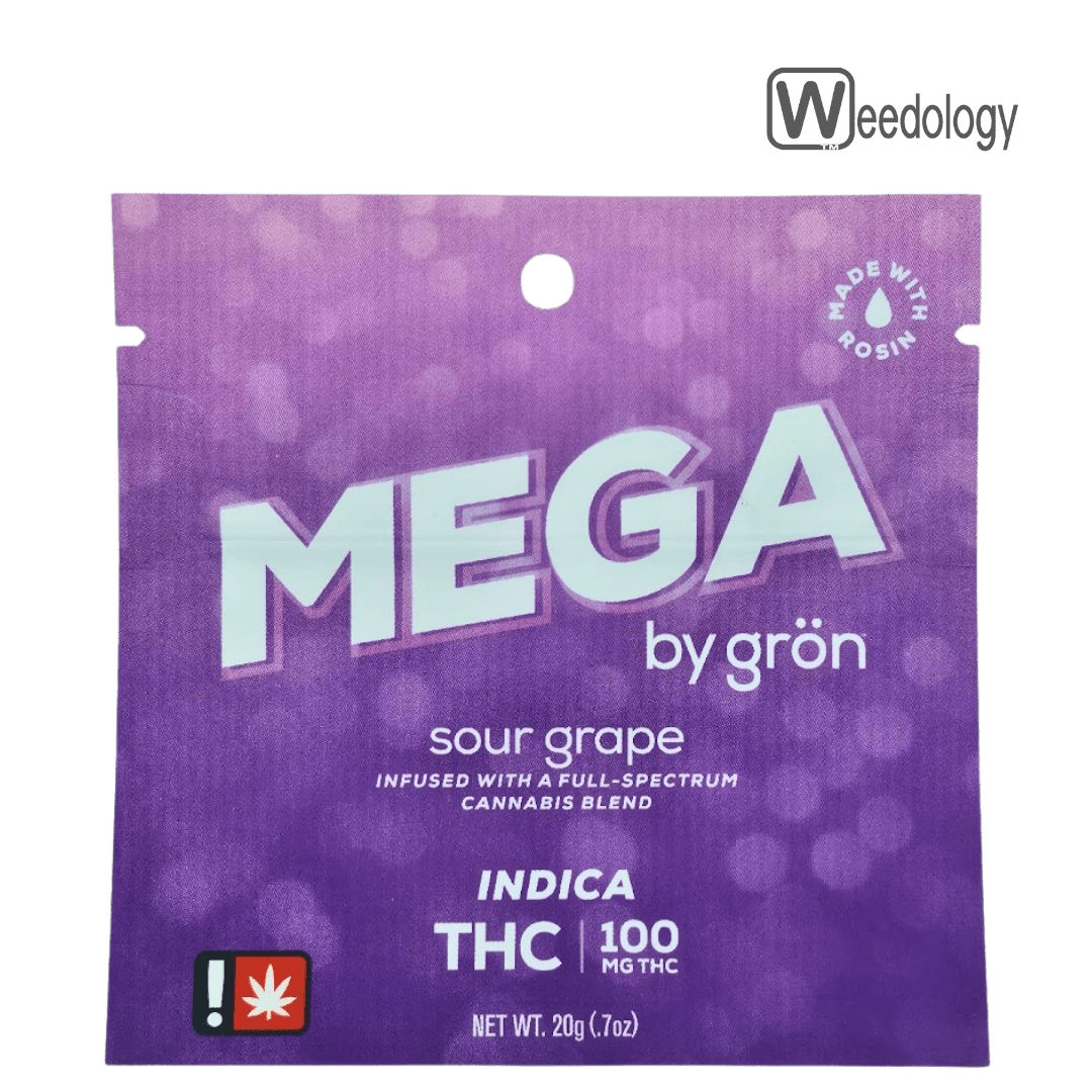 GRON: Single Sour Grape /pkg Mega Pearl
