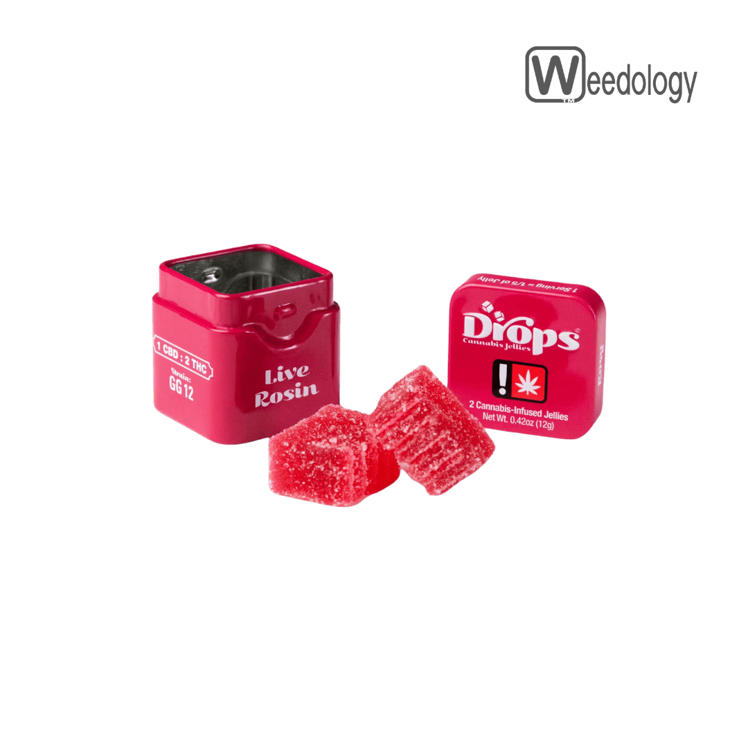 Drops CBD: Raspberry /pkg Jellies