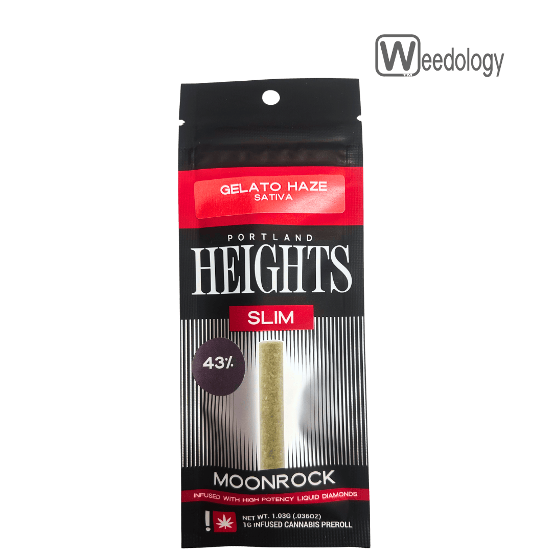 Portland Heights Slim Single GELATO HAZE 1g Moonrock Pre-Rolls