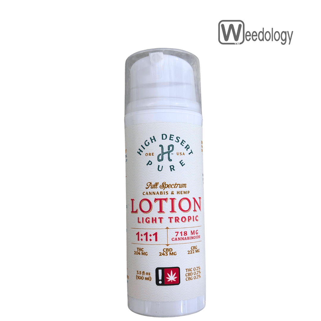 High Desert Pure 3.5oz LIGHT TROPIC 1:1:1 Lotion
