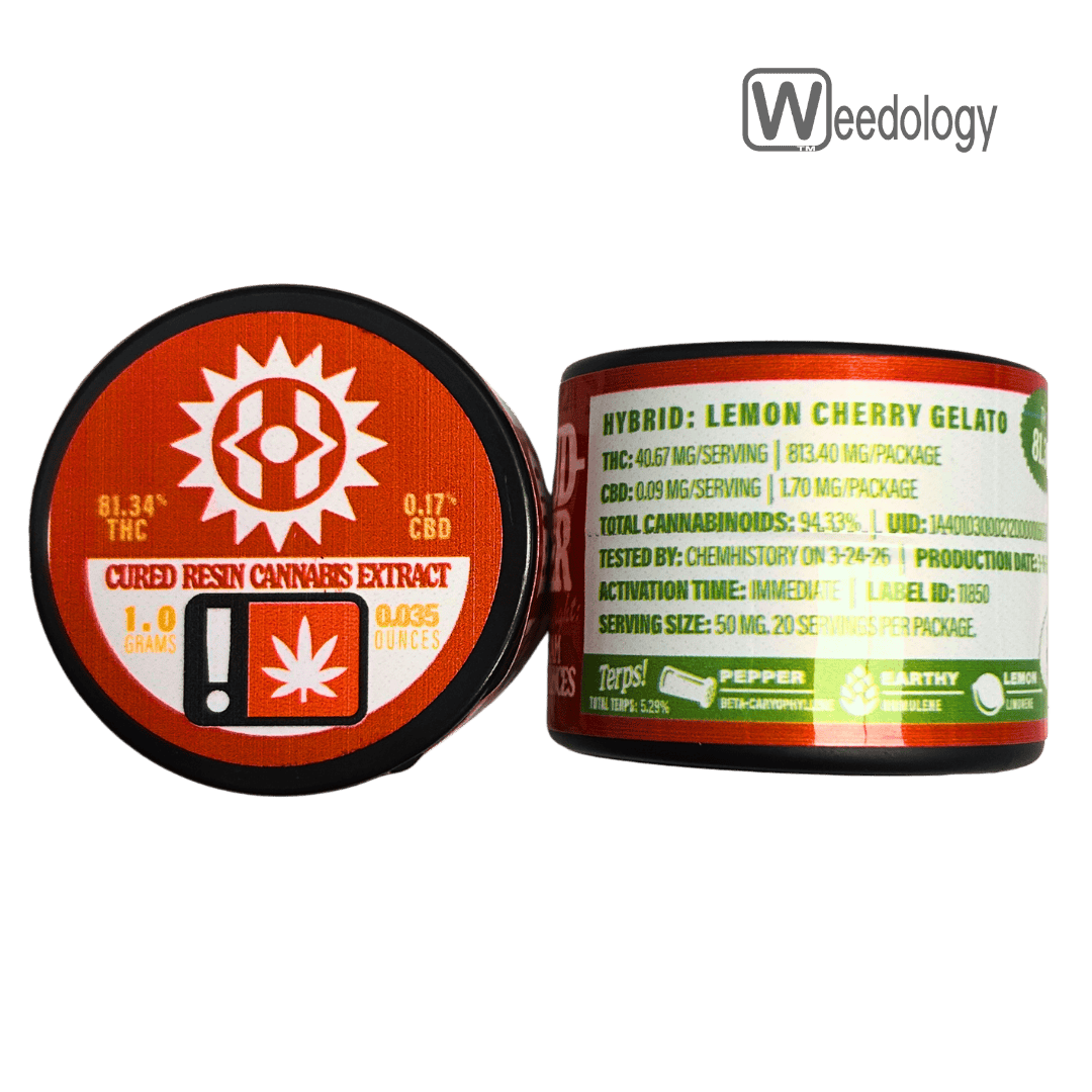 Higher Cultures: Lemon Cherry Gelato Cr Budder
