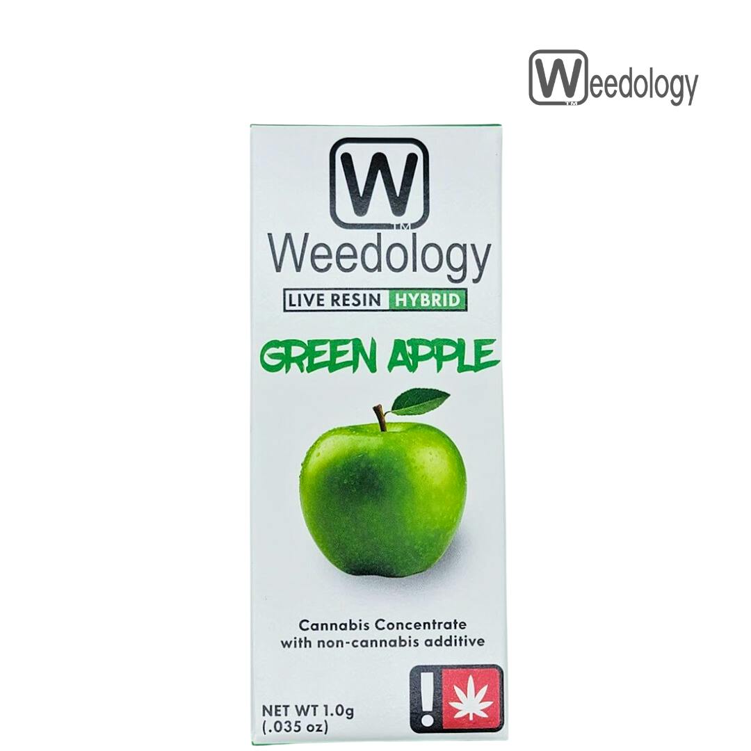 Weedology 1g GREEN APPLE FLAV-LR Vape