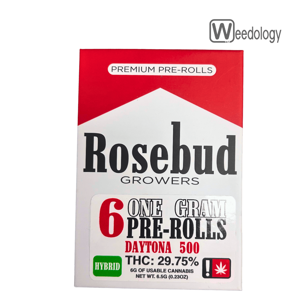 Rosebud Growers 6pk DAYTONA 500 1g Pre-Rolls