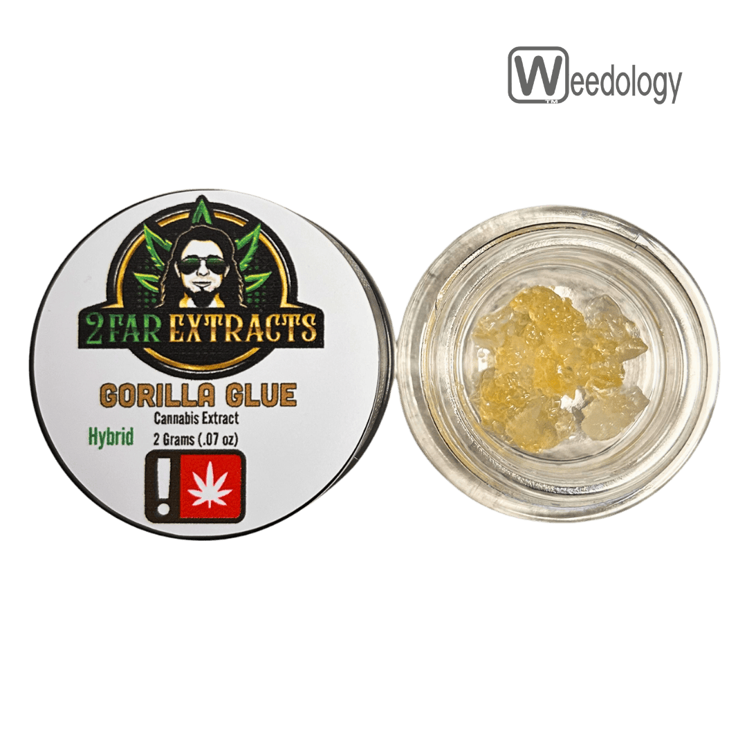 2 Far Extracts 2g GORILLA GLUE Rocks & Sauce