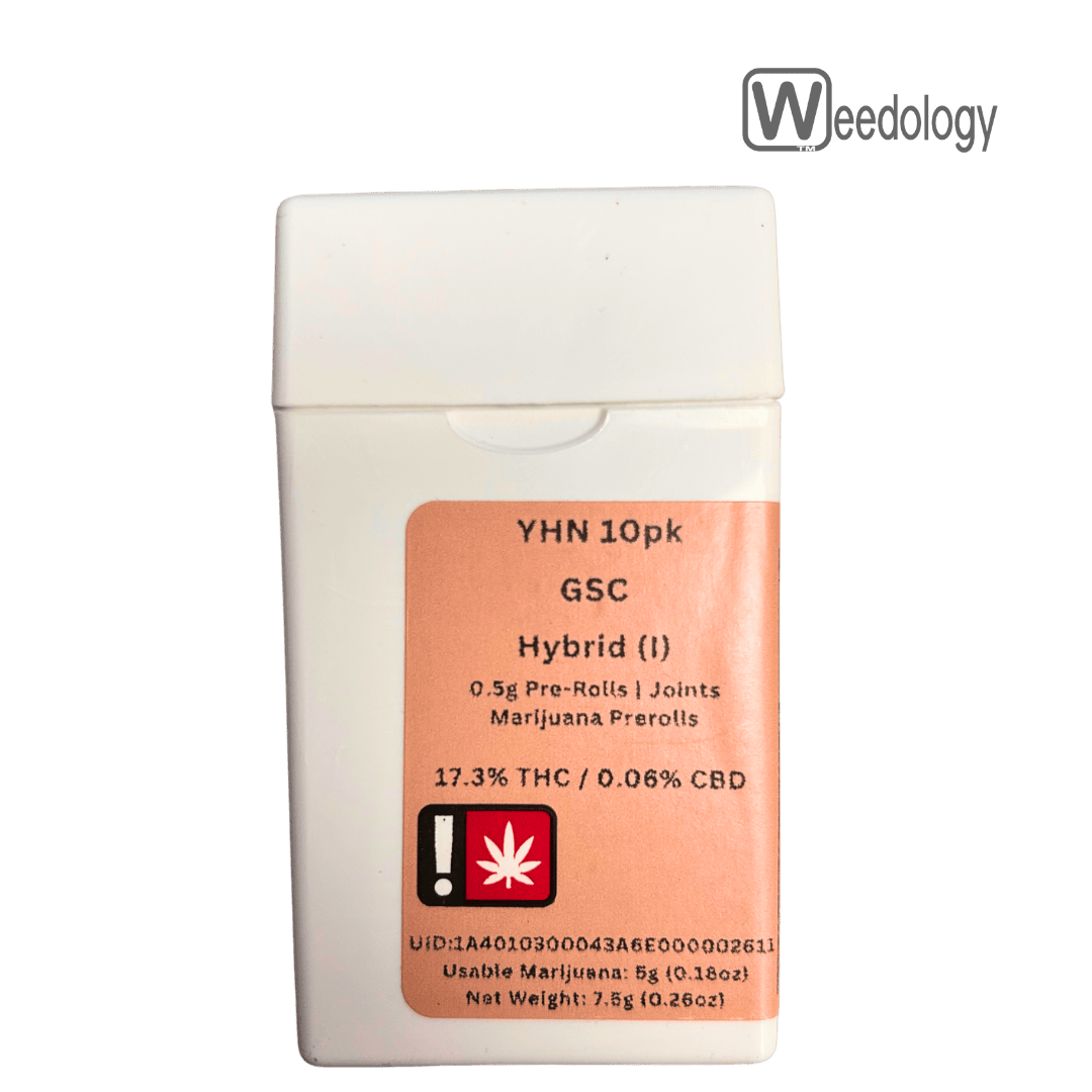 YHN 10pk GSC 0.5g Pre-Rolls