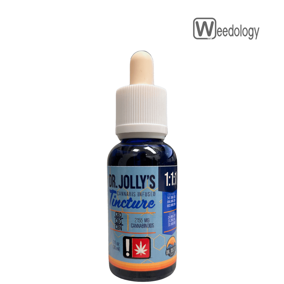 Dr Jollys 1oz CBD/CBG/CBN 1:1:1 1,000mg Jolly Tincture