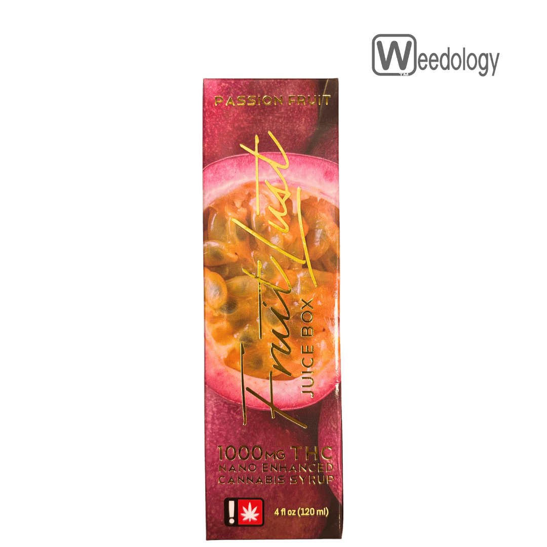 Fruit Lust 4oz PASSION FRUIT Cannabis Syrup