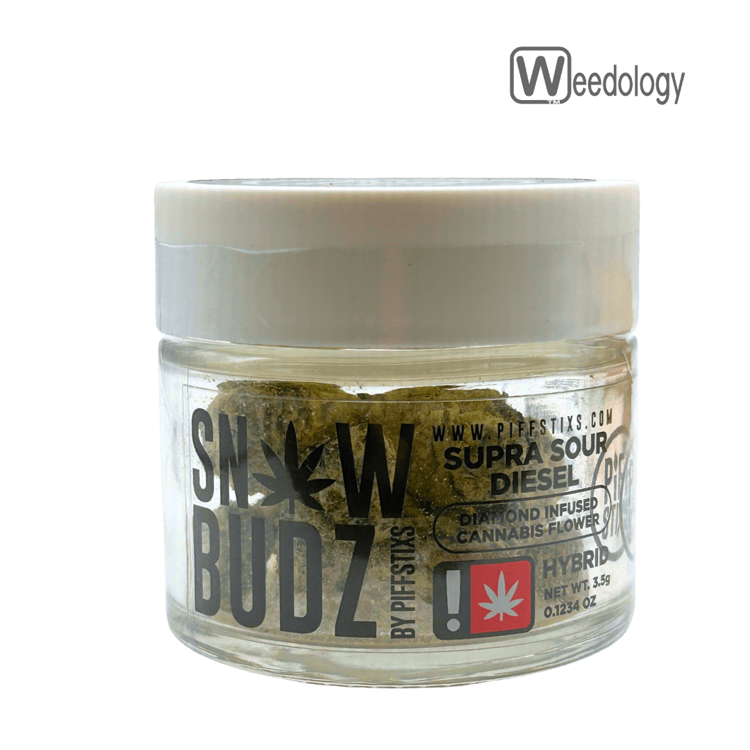 Snow Budz 3.5g SUPRA SOUR DIESEL Infused Flower