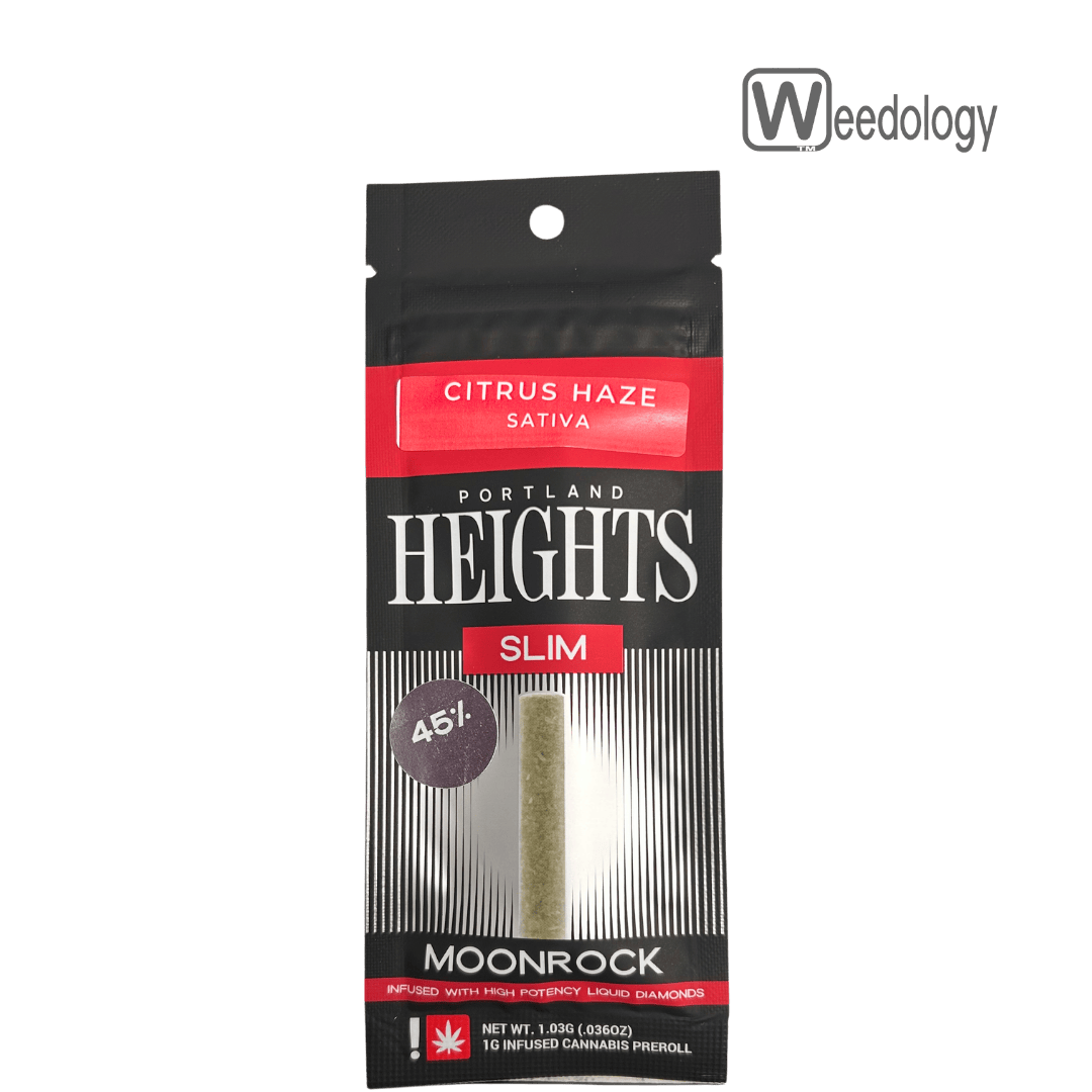 Portland Heights Slim Single CITRUS HAZE 1g Moonrock Pre-Rolls