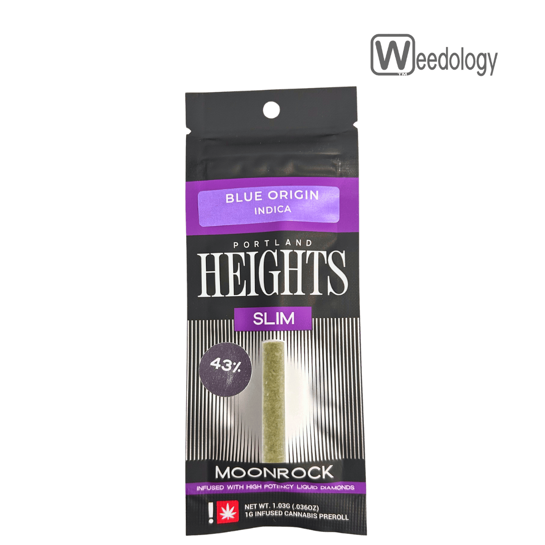 Portland Heights Slim Single BLUE ORIGIN 1g Moonrock Pre-Rolls