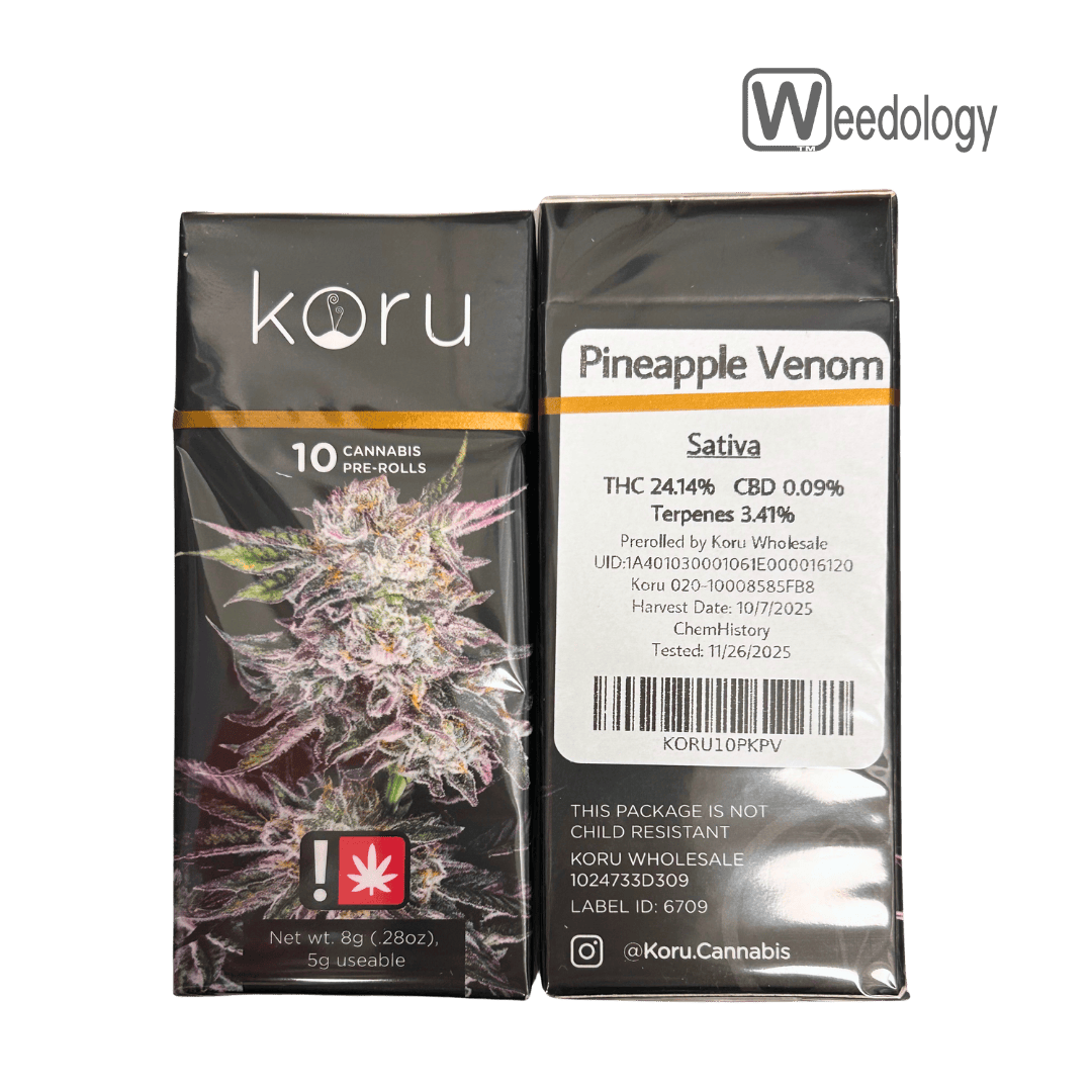 Koru 10pk PINEAPPLE VENOM 0.5g Pre-Rolls