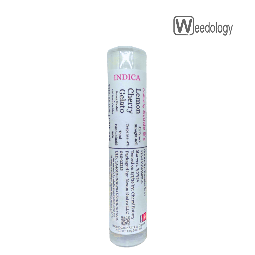 Scottie B's 2pk LEMON CHERRY GELATO 0.5g Pre-Rolls