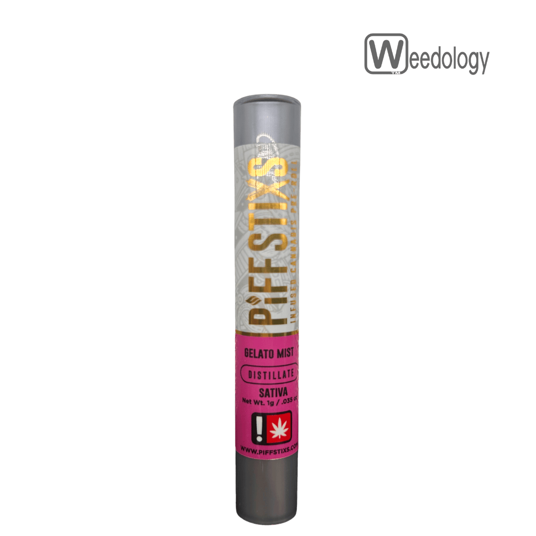 Piff Stix 1g GELATO MIST Single Infused Pre-Roll