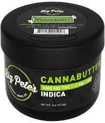 Big Pete's: 2000mg Cannabutter - Indica