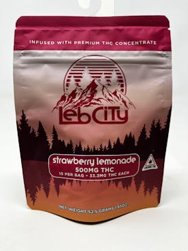 Leb City Strawbery Lemonade 500mg Gummies